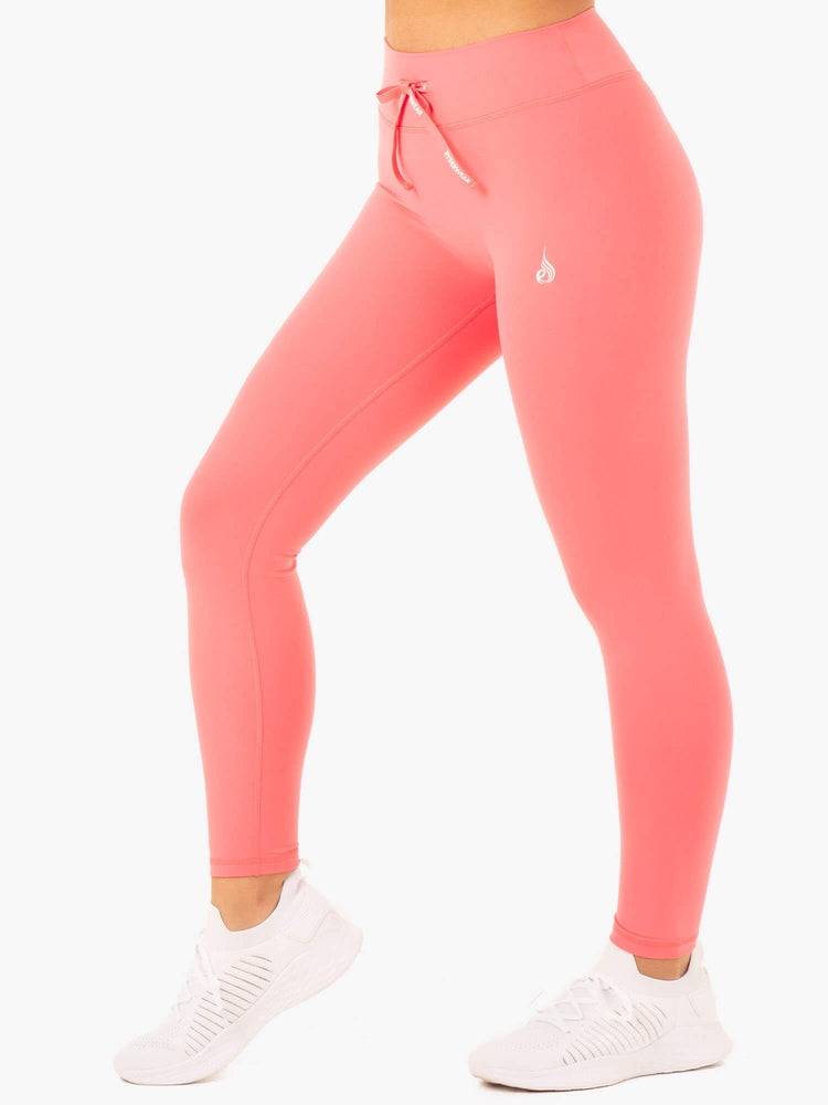 Women\'s Ryderwear Women Leggings Replay High Waisted Leggings Coral | NZ1780GL