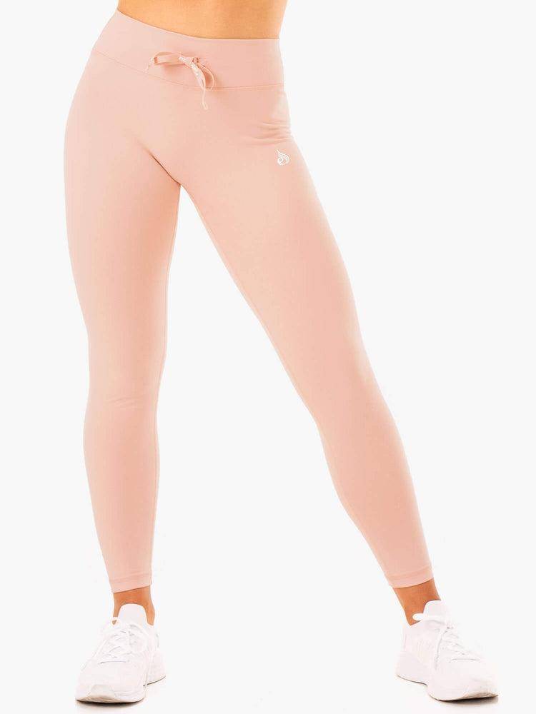 Women's Ryderwear Women Leggings Replay High Waisted Leggings Nude | NZ1786XF