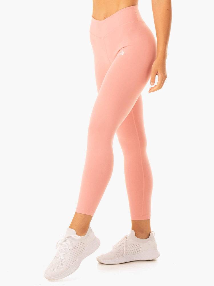 Women's Ryderwear Women Leggings Revival Scrunch Bum Leggings Pink | NZ1777SO