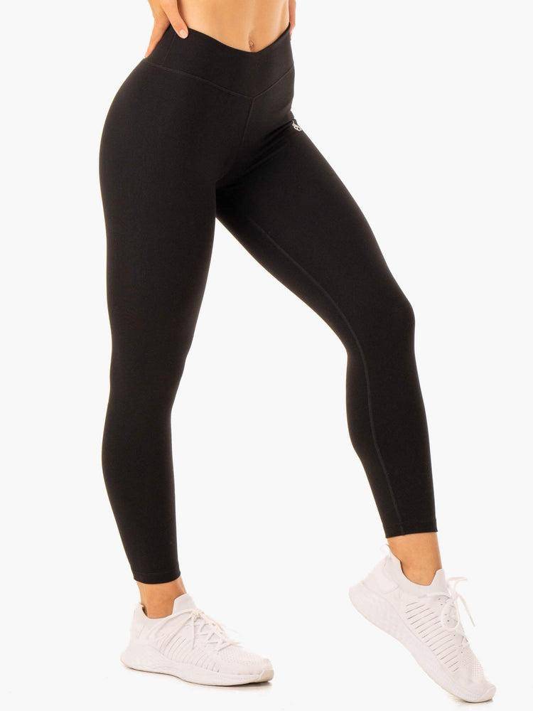 Women's Ryderwear Women Leggings Revival Scrunch Bum Leggings Black | NZ1804DN