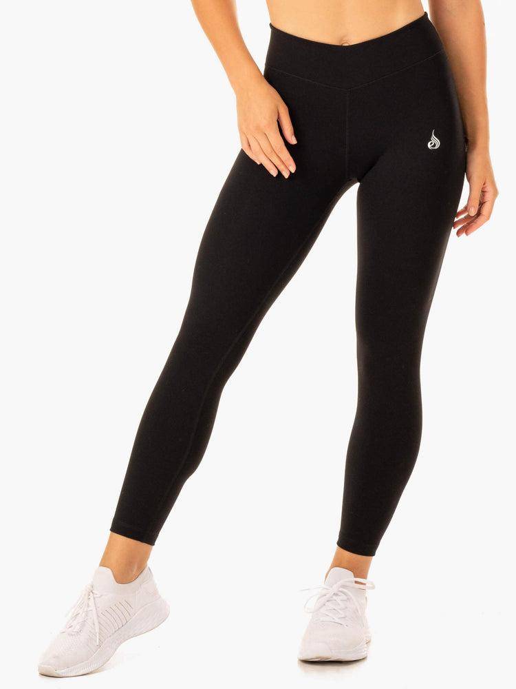 Women\'s Ryderwear Women Leggings Revival Scrunch Bum Leggings Black | NZ1804DN