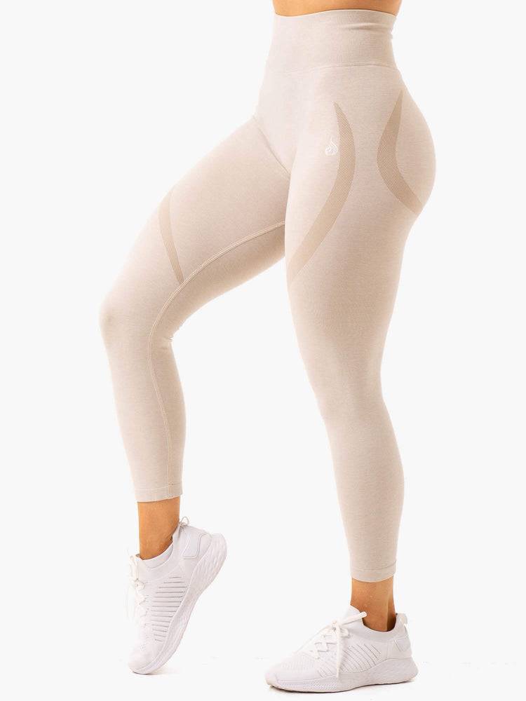 Women's Ryderwear Women Leggings Sculpt Seamless Leggings Stone Marl | NZ1831FM