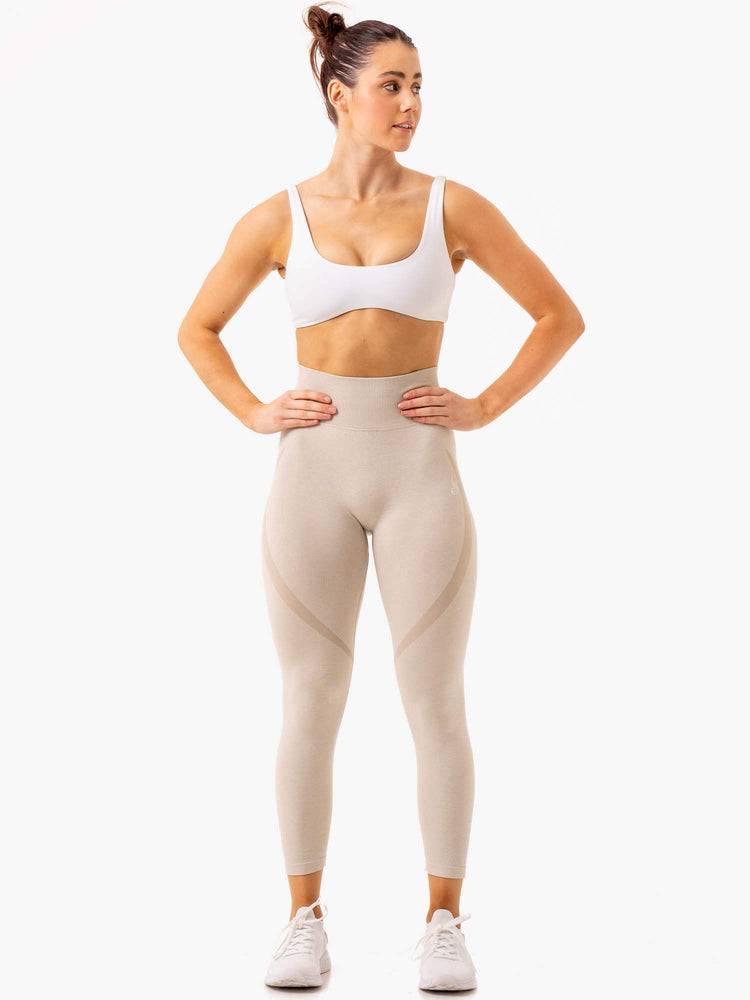 Women's Ryderwear Women Leggings Sculpt Seamless Leggings Stone Marl | NZ1831FM