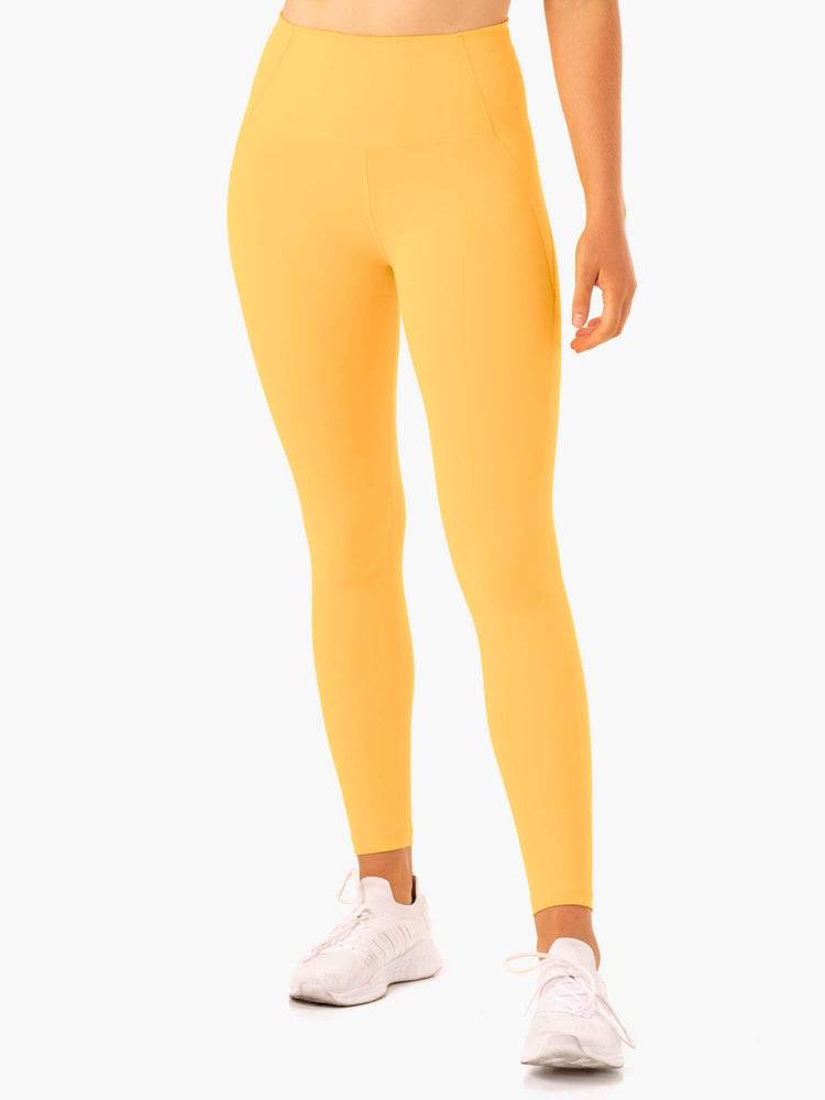 Women's Ryderwear Women Leggings Sola High Waisted Leggings Mango | NZ1739MA