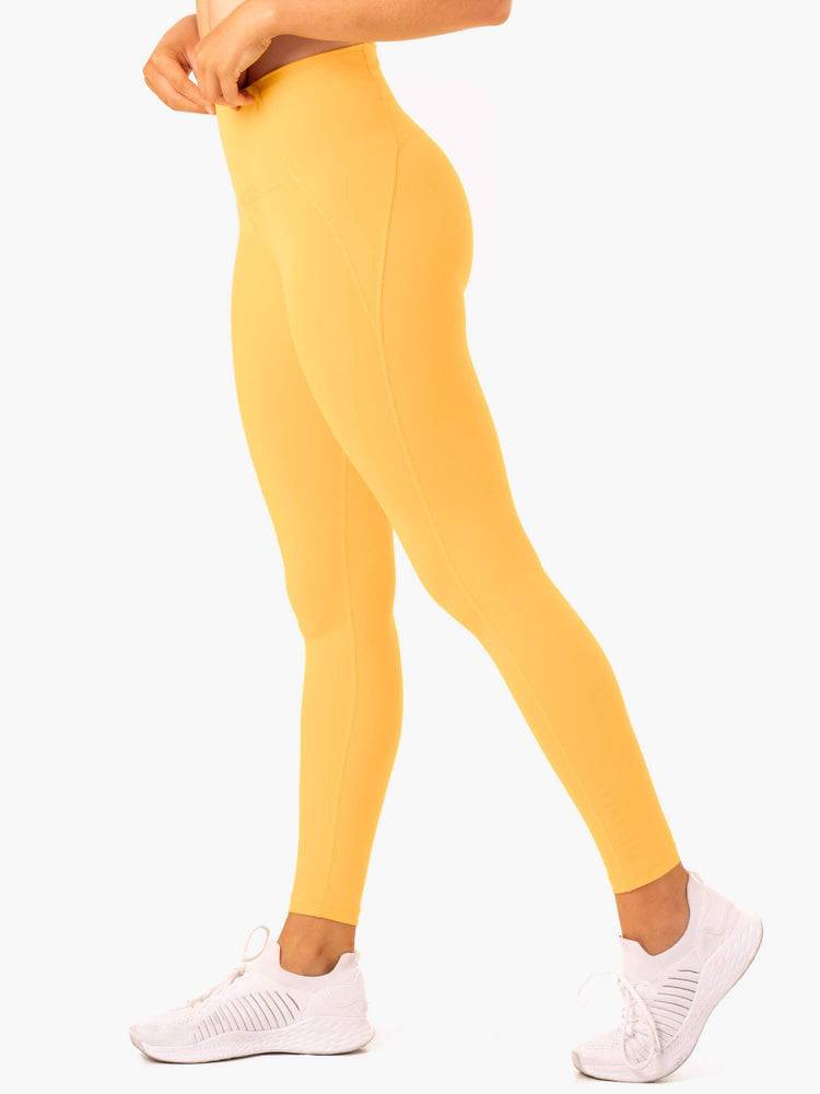 Women's Ryderwear Women Leggings Sola High Waisted Leggings Mango | NZ1739MA