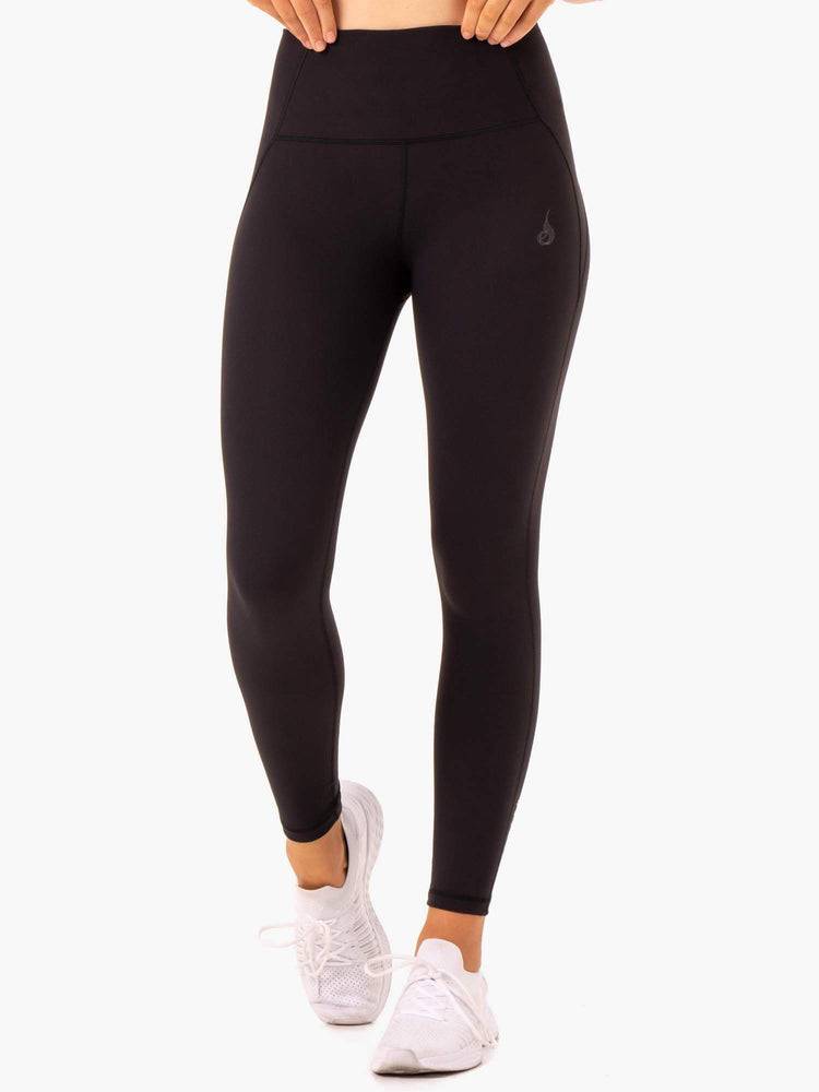 Women's Ryderwear Women Leggings Sola High Waisted Leggings Black | NZ1740QZ