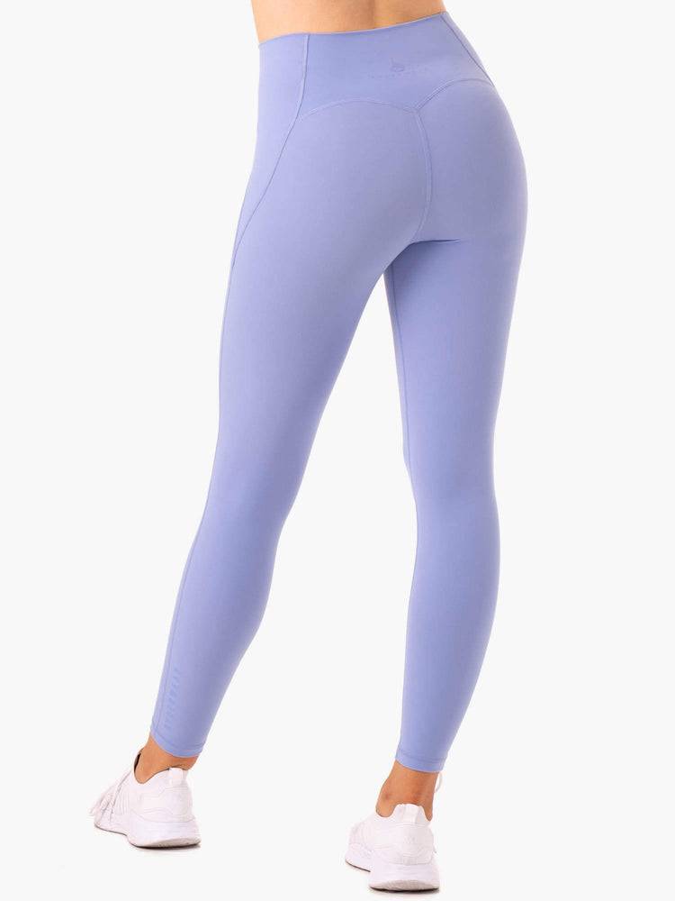 Women\'s Ryderwear Women Leggings Sola High Waisted Leggings Purple | NZ1868NB