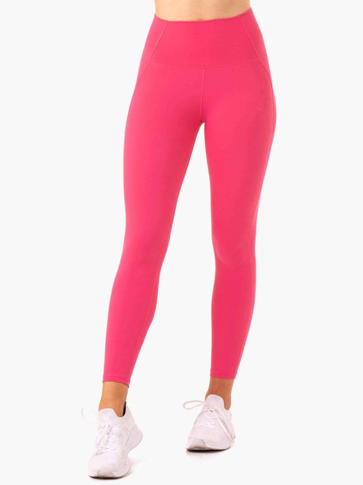 Women's Ryderwear Women Leggings Sola High Waisted Leggings Pink | NZ1890XF