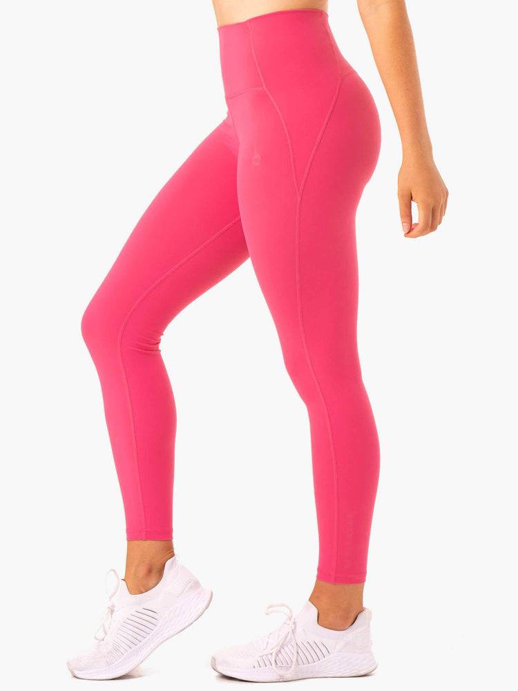 Women's Ryderwear Women Leggings Sola High Waisted Leggings Pink | NZ1890XF