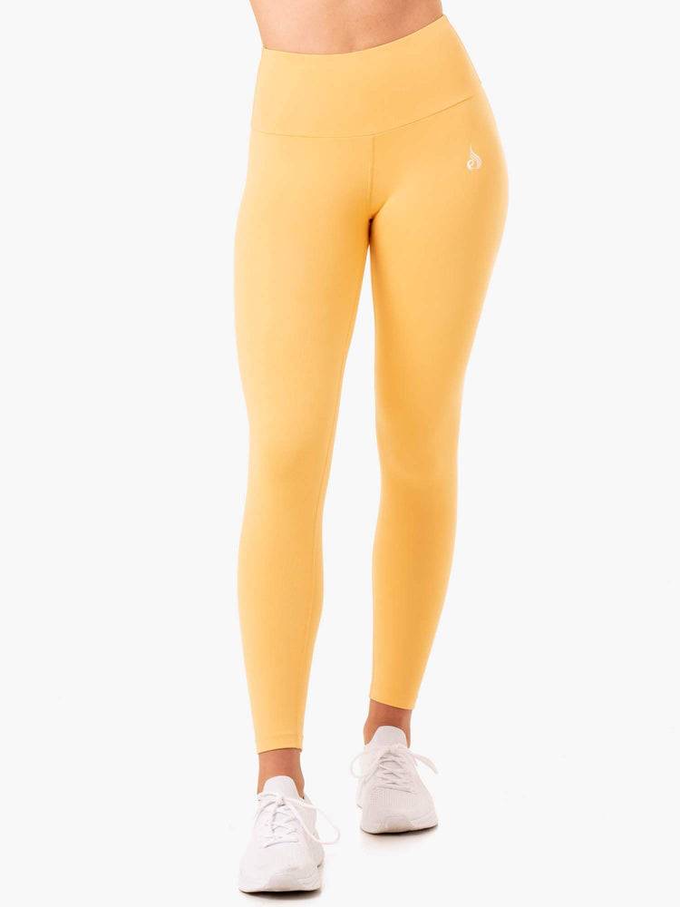 Women's Ryderwear Women Leggings Staples Scrunch Bum Leggings Mango | NZ1736VD