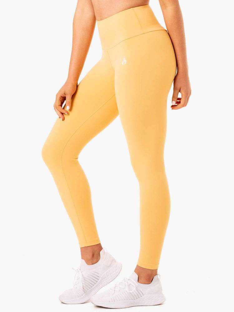 Women's Ryderwear Women Leggings Staples Scrunch Bum Leggings Mango | NZ1736VD