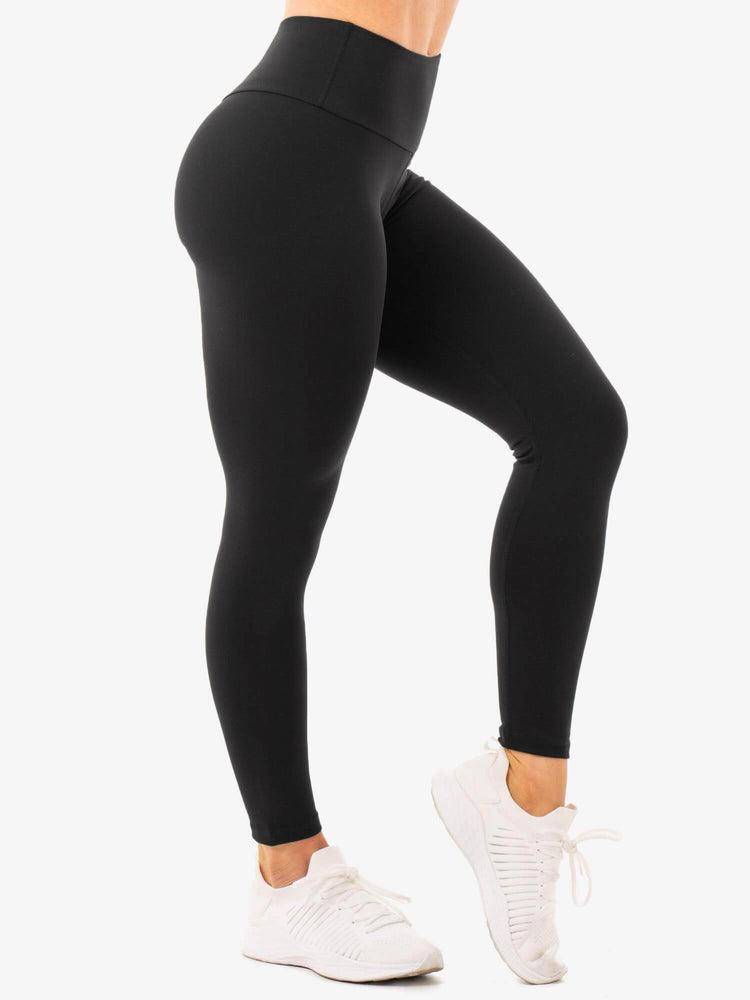 Women's Ryderwear Women Leggings Staples High Waisted Leggings Black | NZ1759ZG