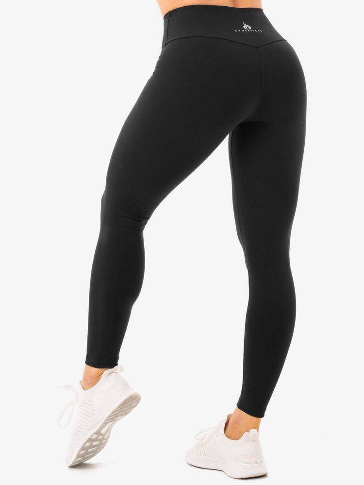 Women's Ryderwear Women Leggings Staples High Waisted Leggings Black | NZ1759ZG