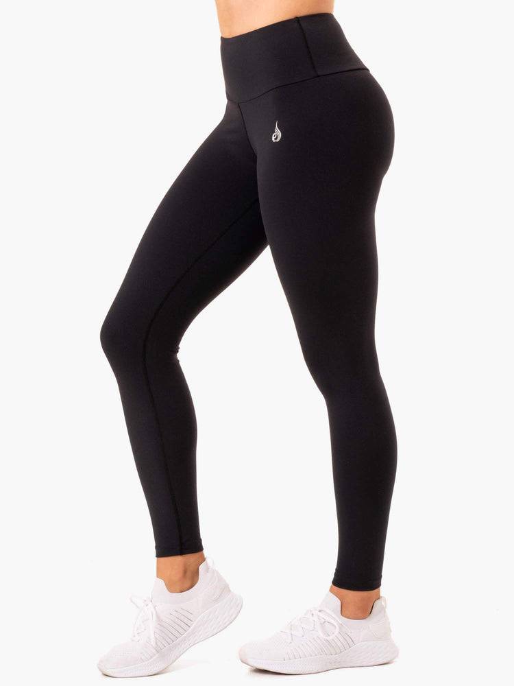 Women's Ryderwear Women Leggings Staples Scrunch Bum Leggings Black | NZ1763BC