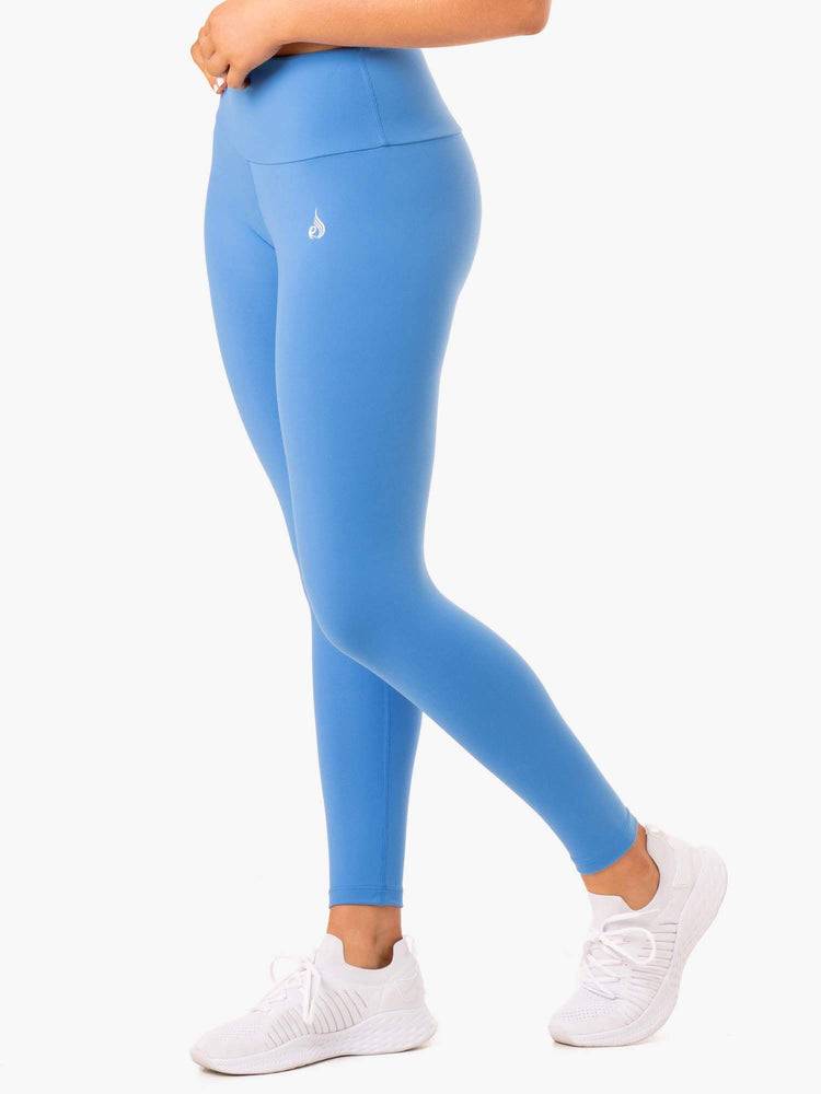 Women's Ryderwear Women Leggings Staples Scrunch Bum Leggings Blue | NZ1862LH