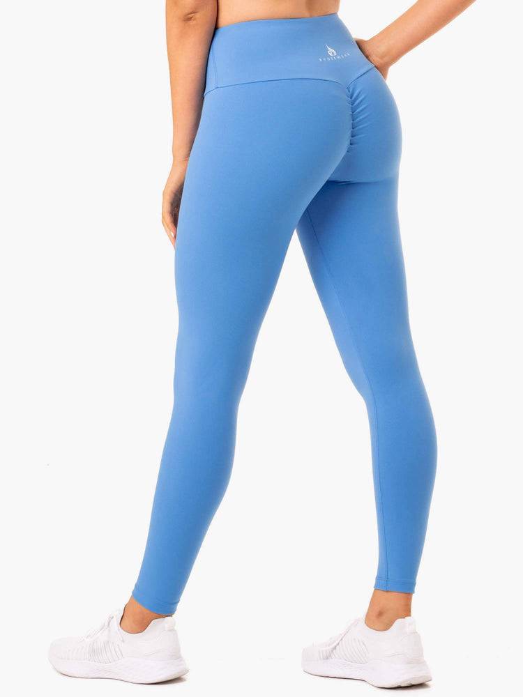 Women\'s Ryderwear Women Leggings Staples Scrunch Bum Leggings Blue | NZ1862LH