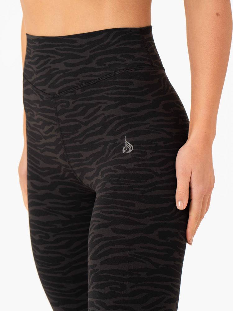 Women's Ryderwear Women Leggings Transform High Waisted Leggings Black Zebra | NZ1818QZ