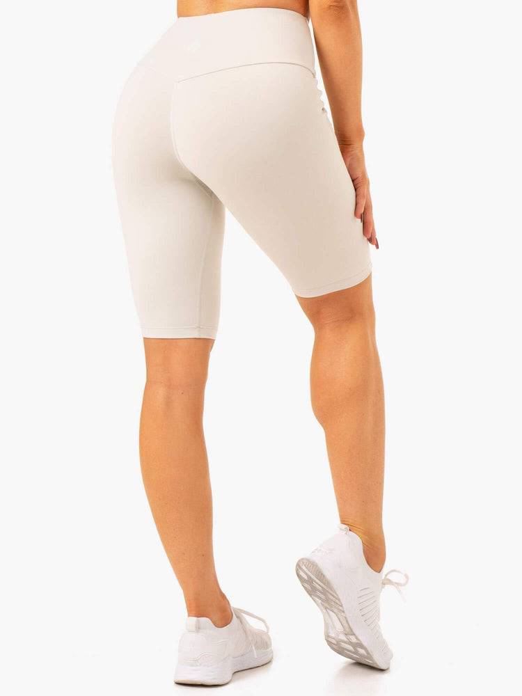 Women's Ryderwear Women Shorts Action Bike Shorts Snow Grey | NZ2083YU