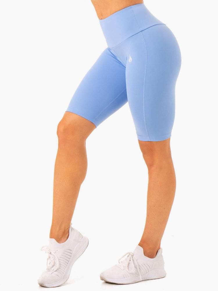 Women's Ryderwear Women Shorts Action Bike Shorts Sky Blue | NZ2088AP