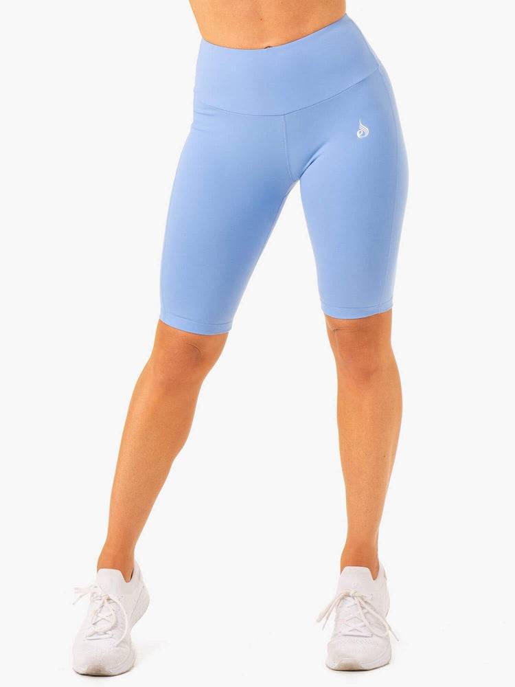 Women\'s Ryderwear Women Shorts Action Bike Shorts Sky Blue | NZ2088AP