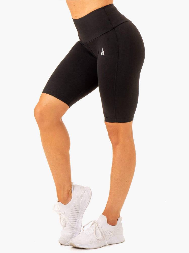 Women's Ryderwear Women Shorts Action Bike Shorts Black | NZ2121KI