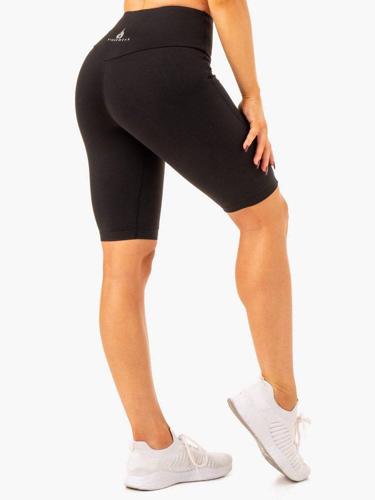 Women's Ryderwear Women Shorts Action Bike Shorts Black | NZ2121KI