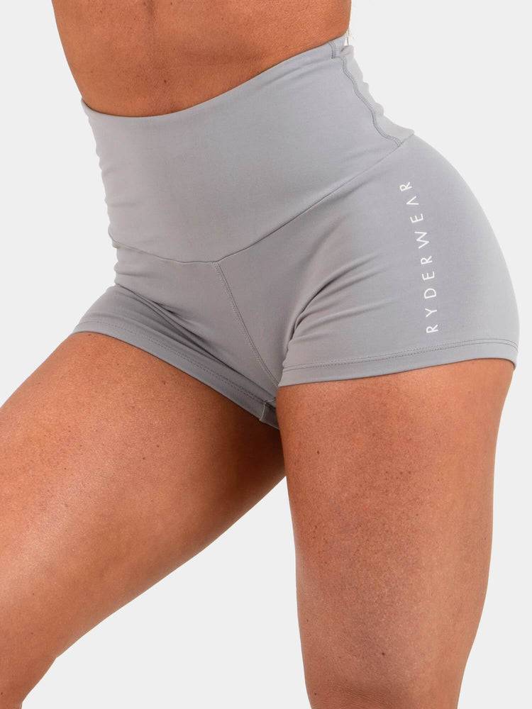 Women's Ryderwear Women Shorts Animal Scrunch Bum Shorts Grey | NZ2038DN