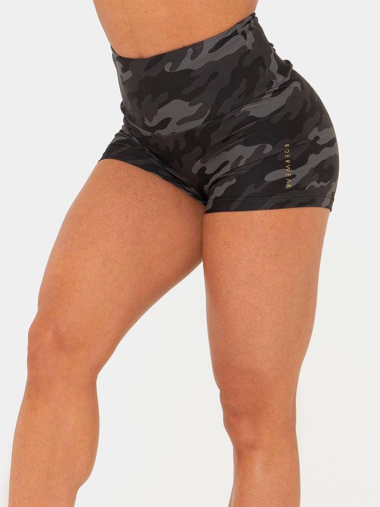 Women's Ryderwear Women Shorts BFCAMO Scrunch Bum Shorts Camo | NZ1932AP