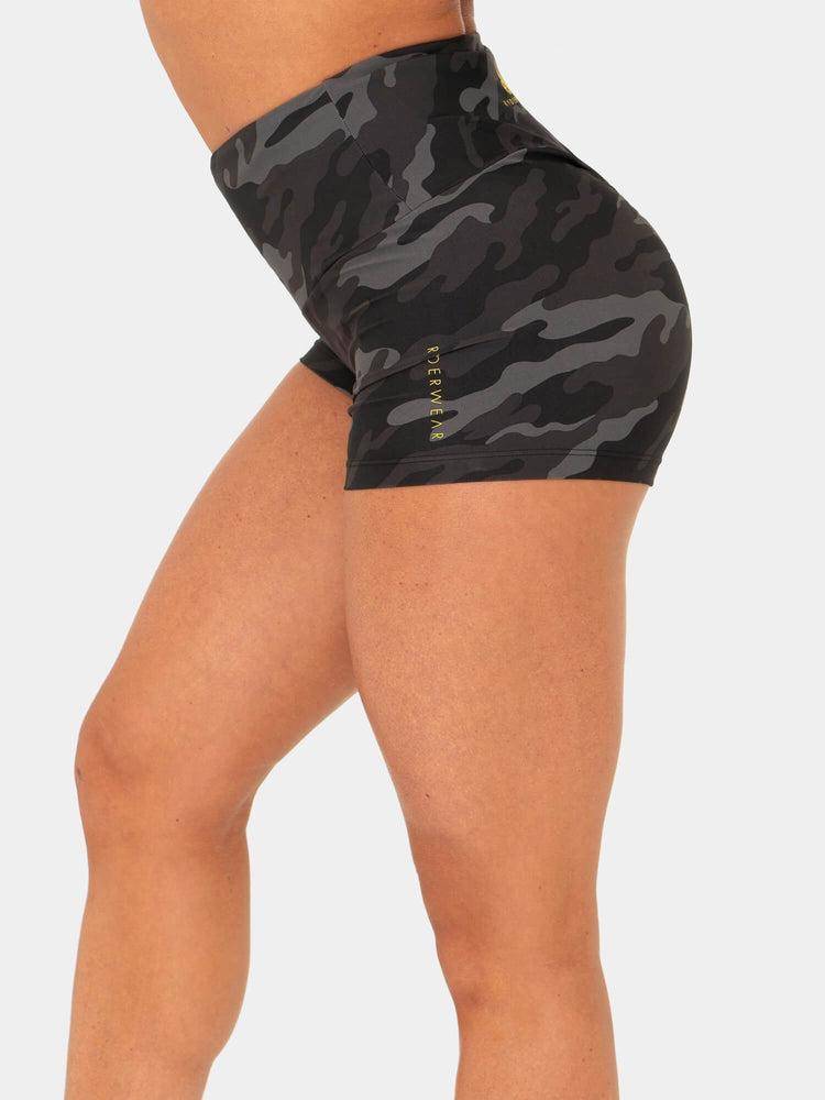 Women's Ryderwear Women Shorts BFCAMO Scrunch Bum Shorts Camo | NZ1932AP