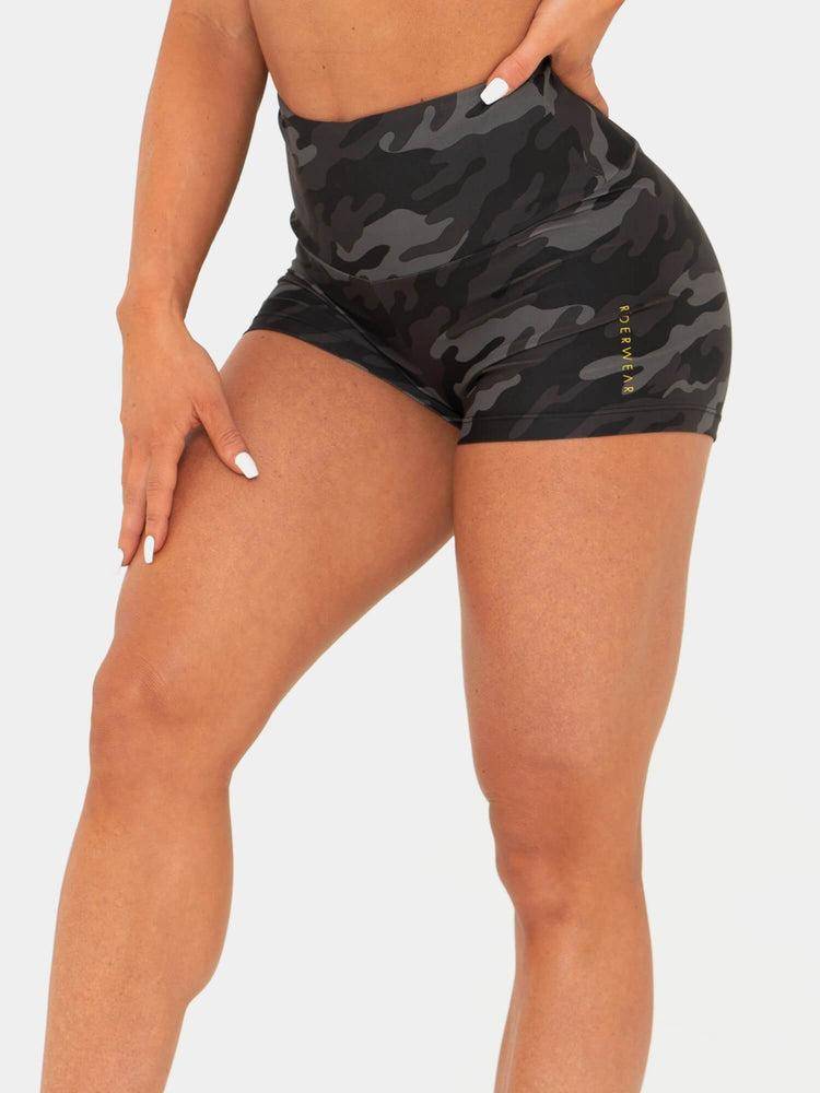 Women's Ryderwear Women Shorts BFCAMO Scrunch Bum Shorts Camo | NZ1932AP