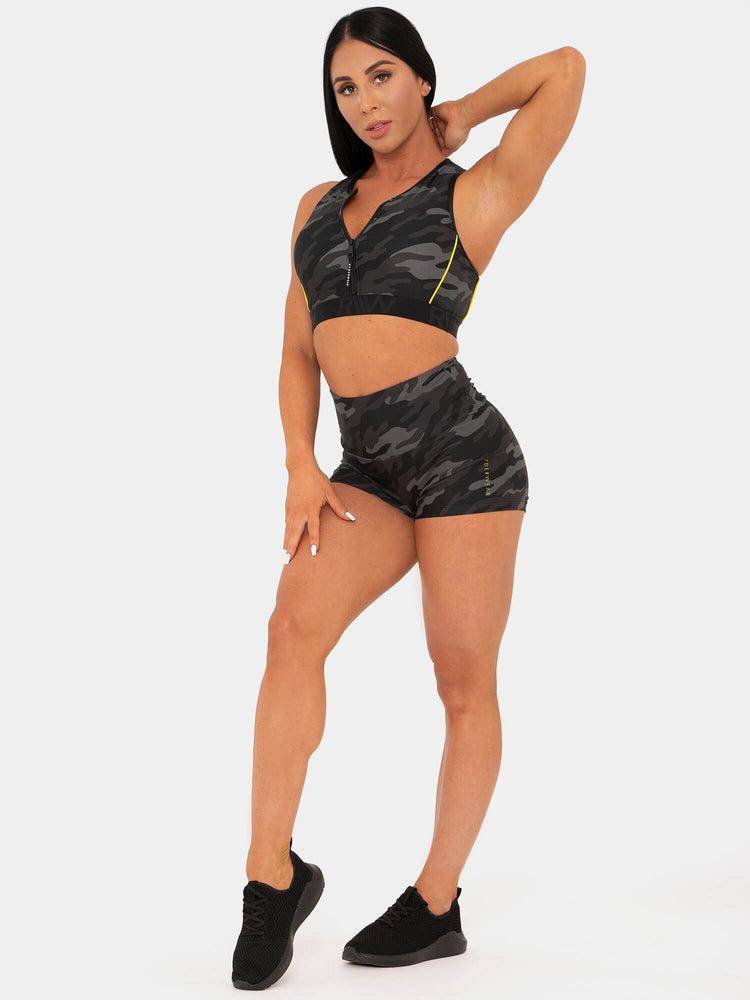 Women's Ryderwear Women Shorts BFCAMO Scrunch Bum Shorts Camo | NZ1932AP