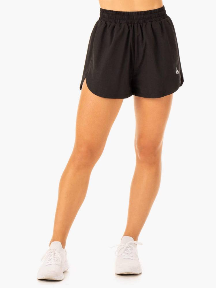 Women\'s Ryderwear Women Shorts Element Training Shorts Black | NZ2051MA