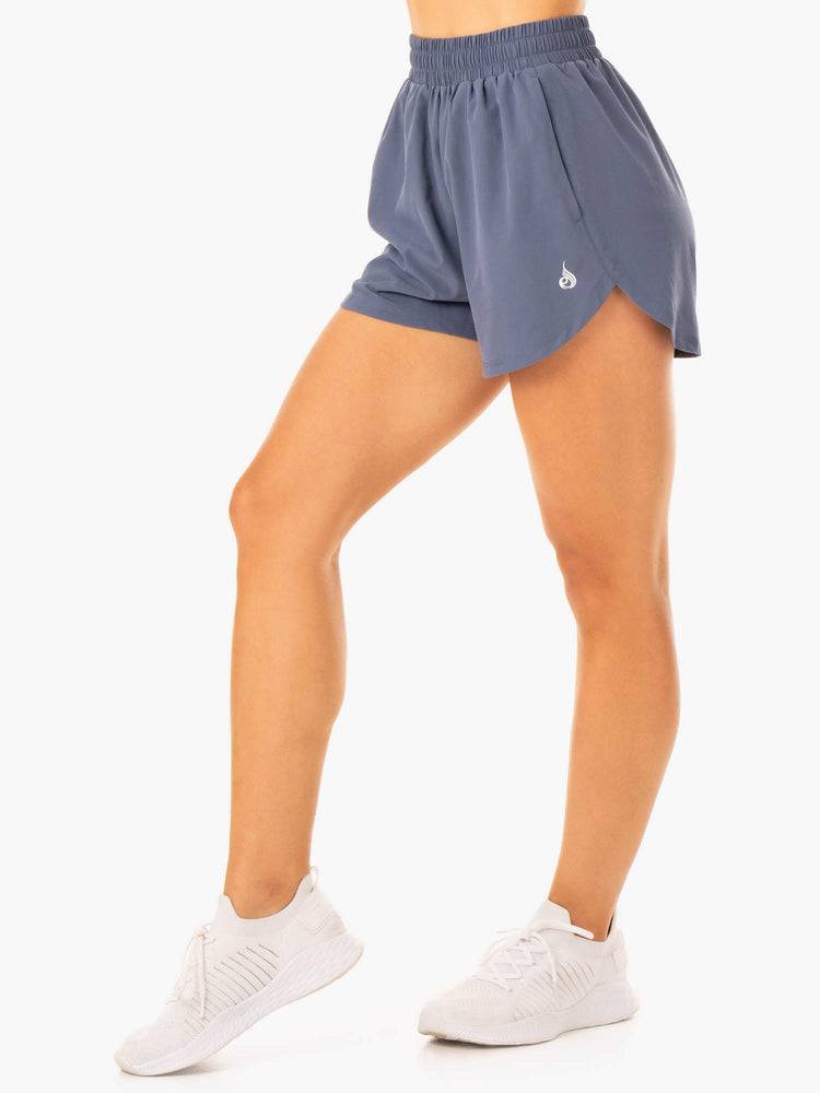 Women's Ryderwear Women Shorts Element Training Shorts Steel Blue | NZ2098XF