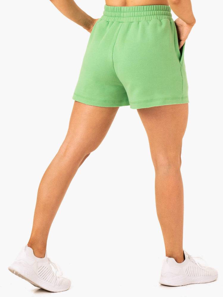 Women's Ryderwear Women Shorts Elevate Track Shorts Green | NZ2069KI