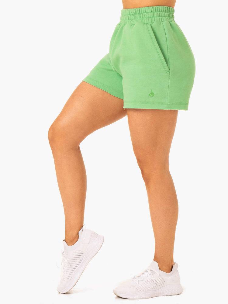 Women's Ryderwear Women Shorts Elevate Track Shorts Green | NZ2069KI