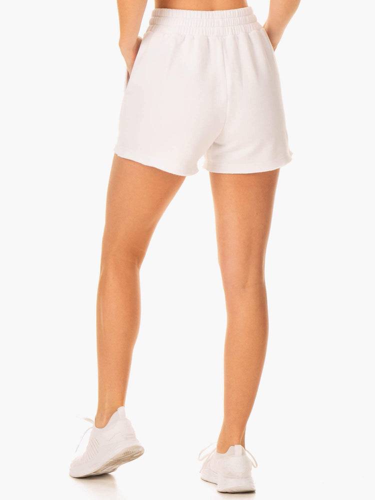 Women's Ryderwear Women Shorts Elevate Track Shorts White | NZ2127BC