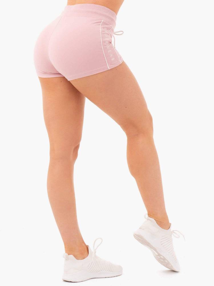 Women's Ryderwear Women Shorts High Waisted Track Shorts Pink | NZ2007IS