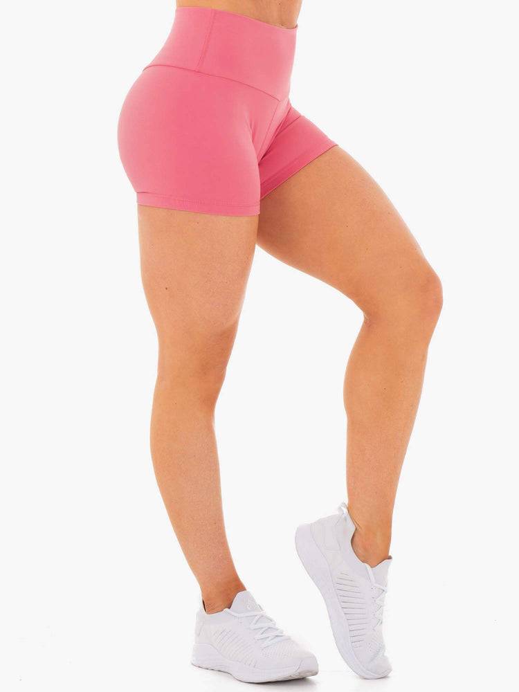 Women's Ryderwear Women Shorts Motion High Waisted Shorts Pink Lemonade | NZ1949WY