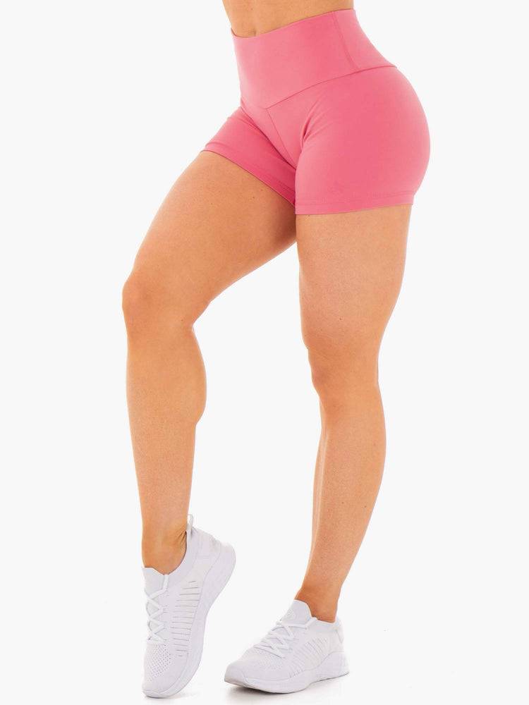 Women\'s Ryderwear Women Shorts Motion High Waisted Shorts Pink Lemonade | NZ1949WY