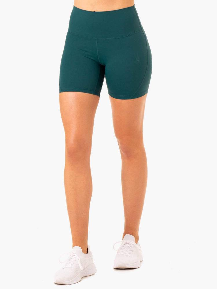 Women's Ryderwear Women Shorts NKD Align Shorts Teal | NZ2025MA