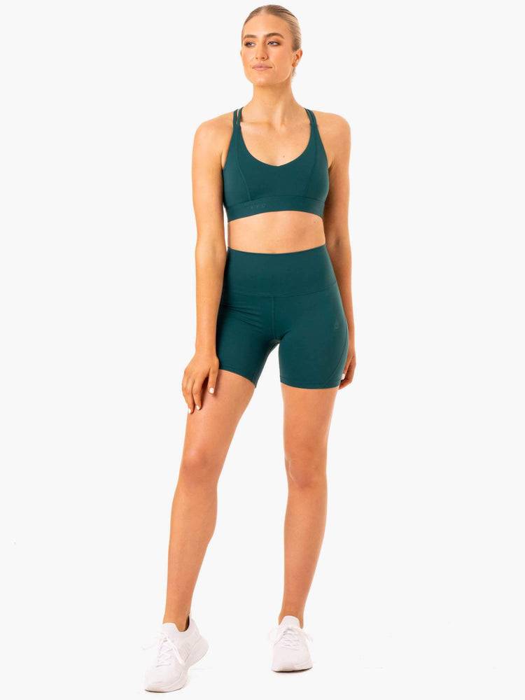 Women's Ryderwear Women Shorts NKD Align Shorts Teal | NZ2025MA