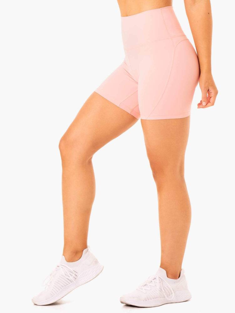 Women's Ryderwear Women Shorts NKD Align Shorts Pink | NZ2146JJ