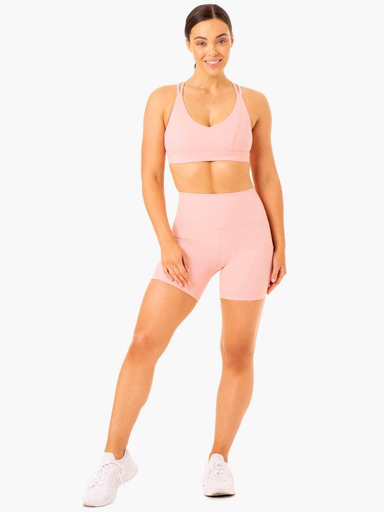 Women's Ryderwear Women Shorts NKD Align Shorts Pink | NZ2146JJ