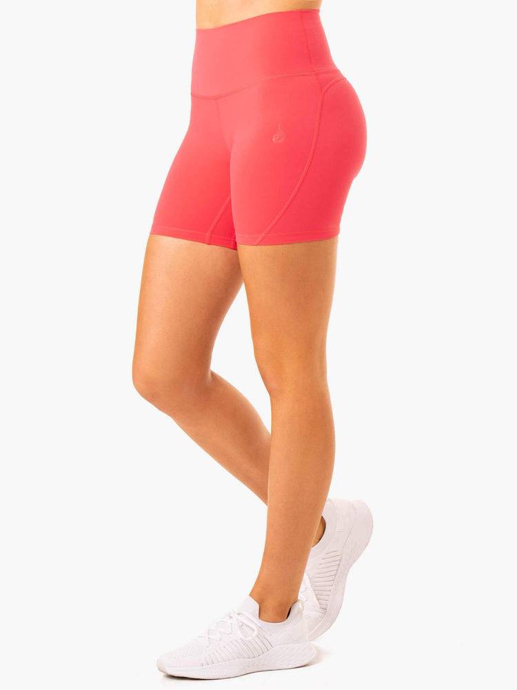 Women's Ryderwear Women Shorts NKD Align Shorts Watermelon | NZ2157WY