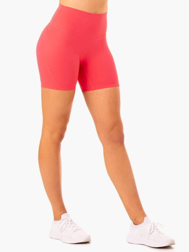 Women's Ryderwear Women Shorts NKD Align Shorts Watermelon | NZ2157WY