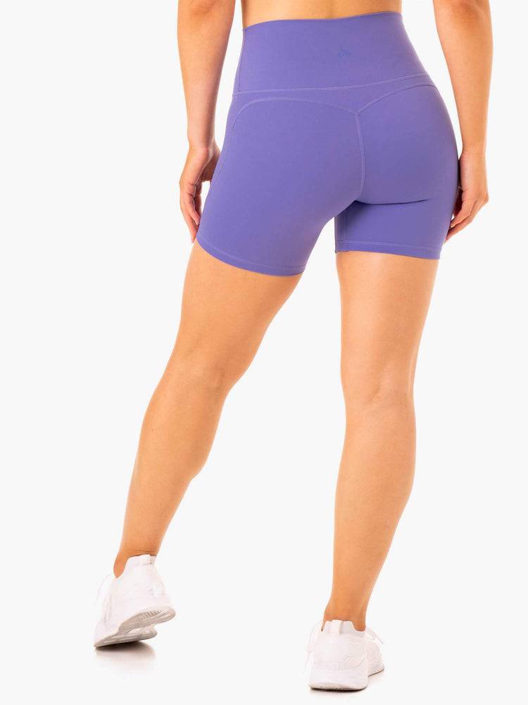 Women's Ryderwear Women Shorts NKD Align Shorts Purple | NZ2167SO