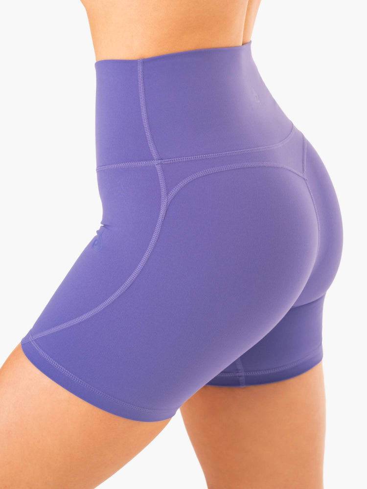 Women's Ryderwear Women Shorts NKD Align Shorts Purple | NZ2167SO