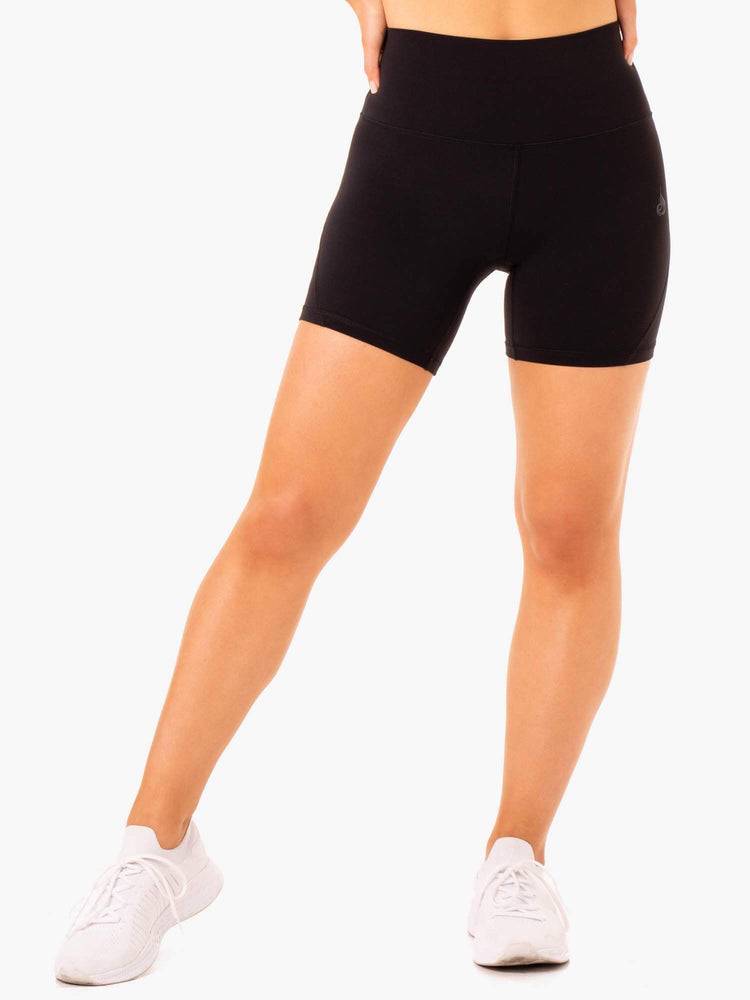 Women's Ryderwear Women Shorts NKD Align Shorts Black | NZ2188UT