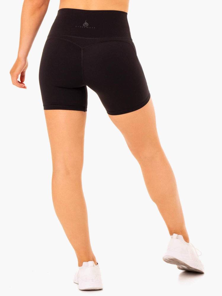 Women's Ryderwear Women Shorts NKD Align Shorts Black | NZ2188UT