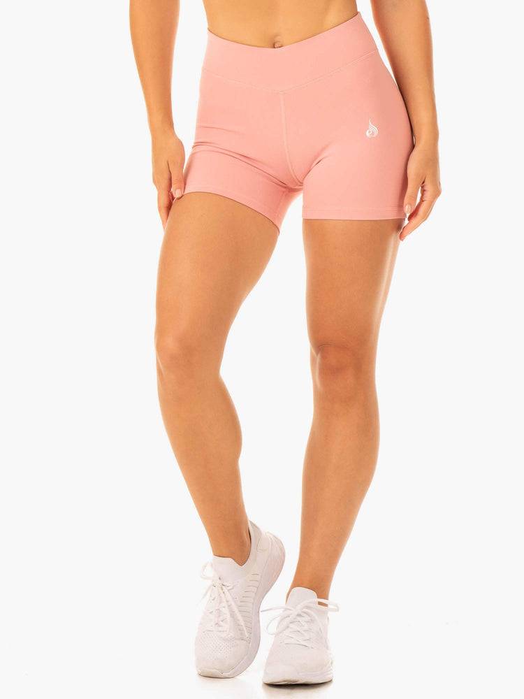 Women's Ryderwear Women Shorts Revival Scrunch Bum Shorts Pink | NZ2110UT